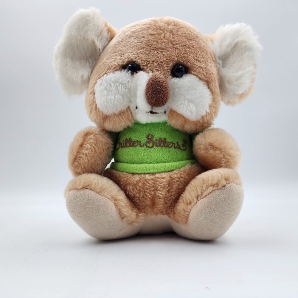 Vintage Animal Fair Critters Sitters Koala Plush Stuffed Animal Toy 1982 RARE
